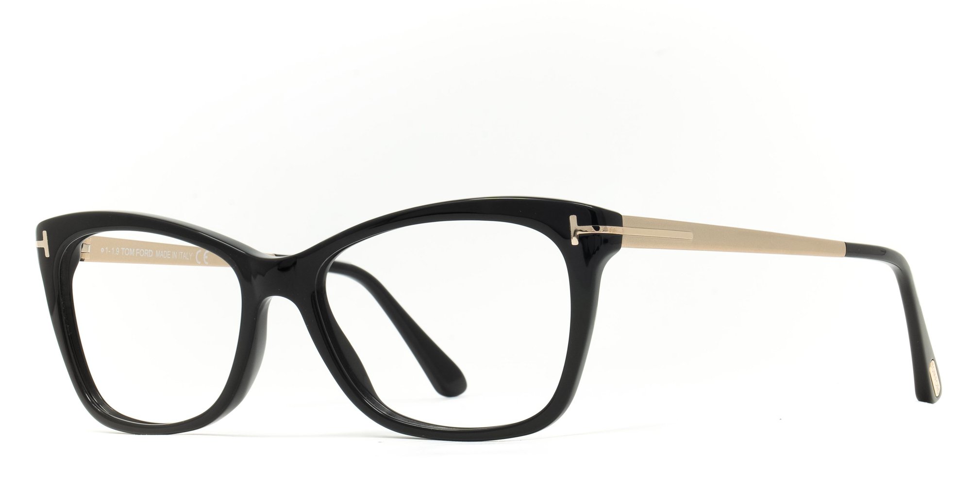 tom ford eyeglasses ft5353 001 shiny black 54 mm